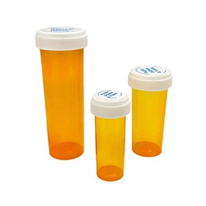 בית מרקחת פלסטיק בקבוקונים מרשם 13dr בקבוקון ענבר רפואה הפיך גלולה - Product Image 5