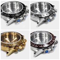 Boîtier DTN de 40 mm adapté à la montre automatique pour homme 7750, en acier massif et saphir, code de référence : 116508