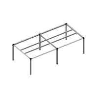 Pieds de meubles pieds de table réglables pliants en métal