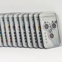 Protection d'objectif d'appareil photo 9H effet diamant, compatible avec iPhone 16, 17, 18 Pro Max, 15, 14, 12, 13, 11 Pro Plus – Meilleure vente