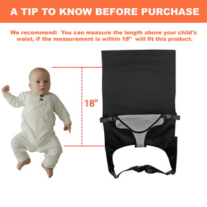 Reposapiés de vuelo portátil colgando en el asiento del avión, extensor de asiento de avión para niños pequeños, cama de viaje, reposapiés de viaje para avión - Product Image 3