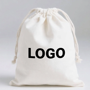 ถุงผ้าแคนวาสขนาดใหญ่พิมพ์โลโก้ตามสั่งพร้อมเชือกรูด - Product Image 3