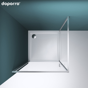 Mampara <span class=keywords><strong>de</strong></span> Ducha Simple para Cuarto <span class=keywords><strong>de</strong></span> Baño, Mampara <span class=keywords><strong>de</strong></span> Ducha <span class=keywords><strong>de</strong></span> <span class=keywords><strong>Vidrio</strong></span> Templado para Uso Doméstico, Fabricada en China - Product Image 4