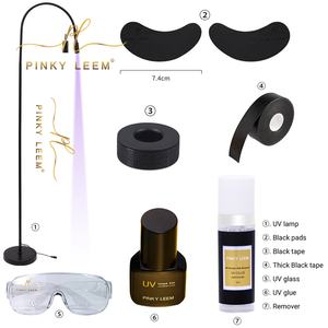 Pinky leem Vente en gros Marque privée Lampade UV pour cils blancs, extensions de cils UV néon, système de cils UV S6, ensemble complet - Product Image 1