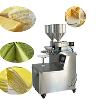 Machine automatique de dépose et d'étalement de glaçage pour gâteaux mille-feuilles, nouvelle, pour boulangerie, lait, eau, fruits