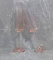 Gobelet en plastique transparent pour mariage, verre à boire pour cocktails, vin rouge et blanc, flûte à champagne, ensemble de verres