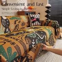Housse de canapé chinoise traditionnelle style vintage 2025, nouvelle pièce unique, motif éléphant, tissu Spandex respirant, luxe léger