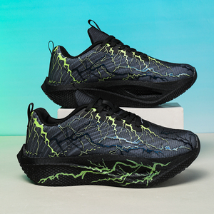 <span class=keywords><strong>Scarpe</strong></span> da Corsa Professionali da Uomo con Grafica Lightning, Sneakers da Gara Traspiranti in Mesh Leggero con Suola Morbida in Schiuma per Jogging - Product Image 1