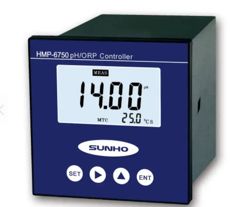 Hot bán 0-14ph PC-6750 kỹ thuật số Ph Orp điều khiển kỹ thuật số PH meter PH điều khiển với một màn hình lớn các thông số LCD