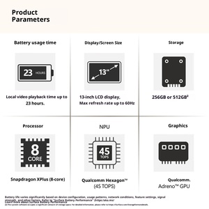 ไมโครซอฟท์ เซอร์เฟซ แล็ปท็อป <span class=keywords><strong>13</strong></span> นิ้ว หน้าจอสัมผัส อัลตร้าบุ๊ค: AI+พีซี พร้อม Ryzen X Plus - Product Image 2