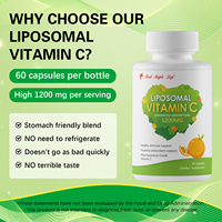 Cápsulas de Vitamina C Liposomal - Suplemento Dietético Amigable con el Intestino, Fórmula Suave para el Estómago, Absorción Mejorada y Apoyo Digestivo