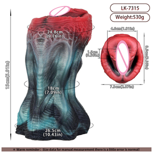 Masturbatore Maschile a Forma di Fiore Alieno, Giocattolo Sessuale in Silicone, Stimolatore del Pene Portatile per Uomo - Product Image 3