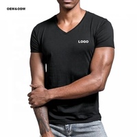 Vente en gros de t-shirts grande taille pour hommes impression du logo personnalisé sur coton spandex t-shirts unis courts pour hommes