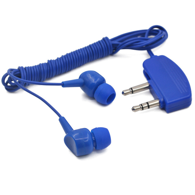 P6 Disposable Aviation Cheap Super Bass Earphones Ear Bud Earphones Airline Earphone Aviation Headset