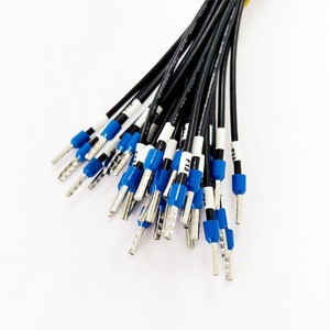 Maßgefertigte Einzeldraht-Kabelkonfektion mit Crimpanschlüssen, Ferrulen und Schrumpfschlauch für Elektrische Geräte - Product Image 5