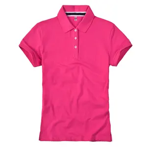 Kualitas Tinggi Lengan Pendek Golf Wanita Cepat Kering Polo Shirt