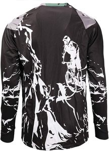 Maglie da <span class=keywords><strong>Ciclismo</strong></span> Personalizzate con Trasferimento Termico, <span class=keywords><strong>Manica</strong></span> <span class=keywords><strong>Lunga</strong></span>, Produzione su Misura - Product Image 2