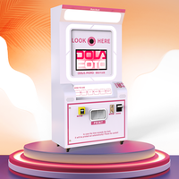 Borne photo interactive coréenne Purikura avec écran tactile, imprimante photo instantanée et distributeur de photos