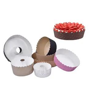 Durable Various Sizes Round Shape Baking Molds Muffin Cake Cooking Molds Baking Pans For Panettone