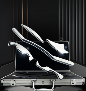 Acero inoxidable Gua Sha Iastm Herramientas de raspado muscular Herramienta de masaje de tejido blando Herramienta de masaje facial de cuerpo de acero inoxidable Guasha - Product Image 5