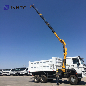Camions à benne basculante Sinotruk Howo 6x4 371 ch avec grue télescopique montée sur camion de 10 tonnes, Singapour - Product Image 3
