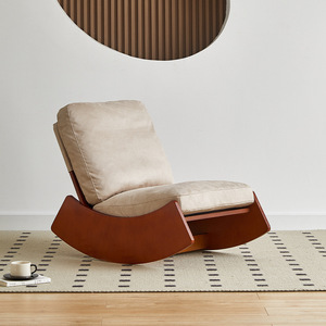Silla de salón basculante nórdica, sofá individual para el hogar, sala de estar, dormitorio de otoño e invierno, perezoso para uso en comedor y Bar - Product Image 3