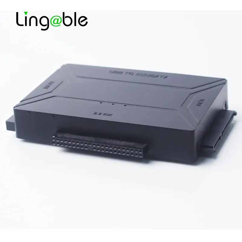 Lingable Adapter DATA Transfer Converter USB 3.0 to SATA Cable IDE Hard Drive Disk for 2.5 3.5 5.25 SSD HDD Drives Optical Drive