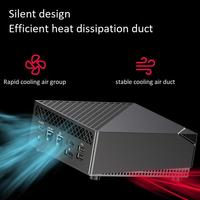 Mini Computadora de Escritorio Portátil R7 5800U, Mini PC para Juegos AMD, DDR4, Win 11, Oficina, Sin Ventilador, Industrial, Enchufe EU/UK, Almacenamiento SSD/HDD
