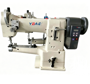 YBAO Machine à coudre industrielle neuve, à point noué, à aiguille simple, à entraînement direct, à bras haute, à lit cylindrique, programmable et informatisée, pour travaux lourds - Product Image 5
