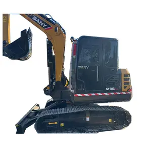 Good Quality Used Excavators Original Sany 6ton Sy60 Used Mini Excavator Second Hand Excavators For Sale