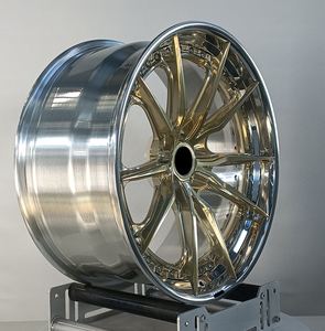 Llanta forjada en oro para mercedes-benz Maybatch G63 G55 G550 G350 G900 W463 Range Rover Rolls <span class=keywords><strong>Royce</strong></span> 2 piezas ruedas de coche de carreras de lujo - Product Image 3