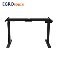 EGROspace Hauteur Réglable Debout Assis Double Moteur Meubles Électrique Automatique Table Ergonomique Bureau