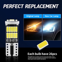 T10 W5W 168 194 LED-Signallampe Canbus 4014 26SMD Auto-Innen karte Kuppel-Lese lampen Parkposition Lichtschutz lampe