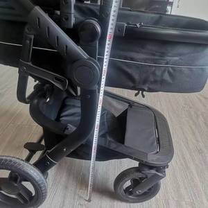 Nouvelle poussette de luxe 4 en <span class=keywords><strong>1</strong></span> pour bébé, siège <span class=keywords><strong>auto</strong></span>, sac à langer, berceau rigide premium, cadre en alliage d'aluminium léger, pliable à 360° - Product Image 5