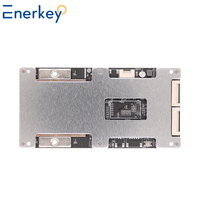 Enerkey 60V 50A Smart BMS PC 16S untuk Paket Baterai Lithium Ion/LiFePO4 dengan Fungsi Penyeimbang 48V 12V 24V