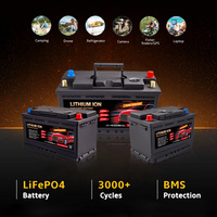Kemasan baterai Lithium Ion 12V 12.8V 100AH baterai LiFePO4 baterai isi ulang Lithium