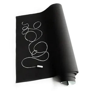 Tableau noir Peel & Stick/papier peint auto-adhésif tableau noir autocollant mural autocollant grand tableau noir rouleau de papier
