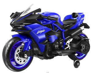 Motocicleta Eléctrica para Niños - Coche de Juguete Recargable de Doble Asiento para Niños, Motocicleta Grande para Montar - Product Image 6