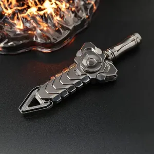 ดาบงูหางกระดิ่ง TianGe ZhangQu EDC แบบกลไกโลหะ พร้อมใบมีดคอมโพสิต 3 ใบ สำหรับหมุนเล่นด้วยปลายนิ้ว ช่วยคลายเครียด สำหรับเด็กอายุ 14 ปีขึ้นไป - Product Image 3