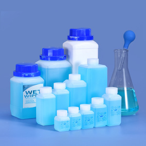 Bouteilles carrées en HDPE à petite ouverture personnalisées, 20-500 ml, pour le stockage de réactifs chimiques, emballage agricole - Product Image 1
