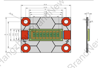 Réseau de diodes laser VCSEL à émission de surface à cavité verticale pulsée 40W 850nm 8 canaux pour Lidars