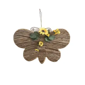 Home Decor Rattan Large Butterfly Wall Hanging Decorative Accents Butterfly Rattan Butterflies