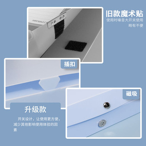 Morandi File Box A4 55mm <b>Plastic</b> Document Organizer Office Storage <b>Folder</b> Rectangle Single Tier PP Material - Product Image 2