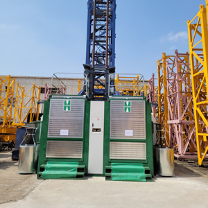 Lift penumpang konstruksi kapasitas 20 orang, tinggi 100m, kabin nyaman, Ideal untuk proyek pencakar langit - Product Image 1