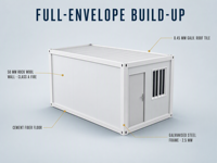 Unité de logement préfabriquée modulaire en kit pour chantier, conteneur d'hébergement pour travailleurs, vente en gros