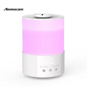 アロマケア2.5L水冷ミスト加湿器7色LEDライトポータブル湿度制御空気加湿器