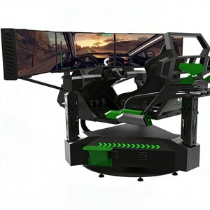 Nuovo Design Moderno di Simulatore di Guida con Cockpit Elegante e Ritagli Geometrici per un Look Industriale e <span class=keywords><strong>Sportivo</strong></span> - Product Image 3