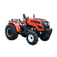 Tracteur agricole multifonctionnel 4x4 CE avec toit ouvrant, 50 CV, compact, chargeur frontal, transmission par engrenages, Europe, tout-terrain