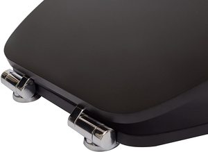 Oem coloured Matt đen 2 mảnh gỗ trang trí thuôn dài gia đình vệ sinh nhà vệ sinh chậu vệ sinh ghế WC - Product Image 5