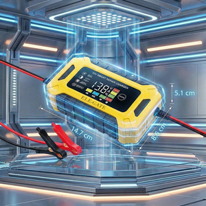 Cargador de Batería Inteligente ELE-GATE 12V 6A para Coche y Motocicleta con Pantalla Digital y Protección Múltiple - Product Image 2
